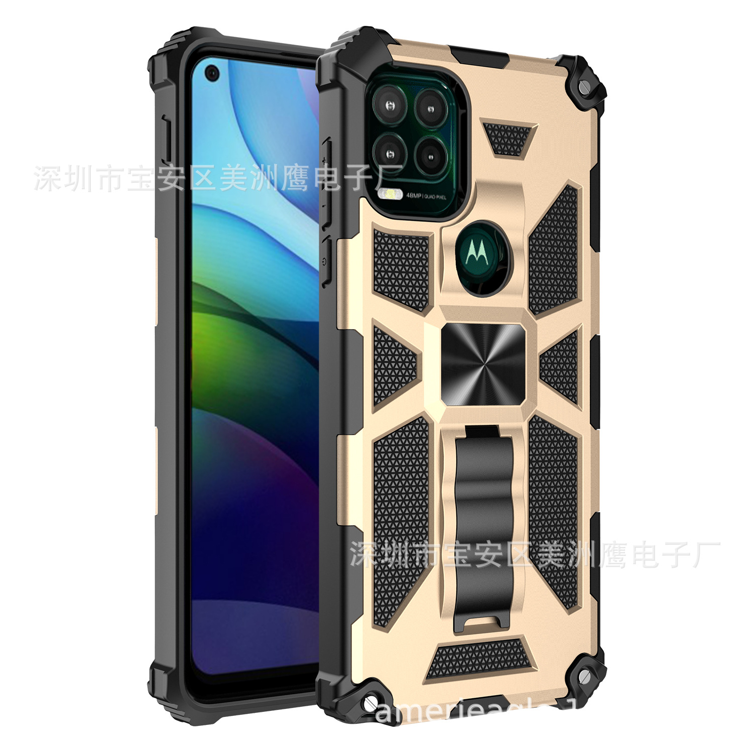 外贸 适用 iPhone 14手机套 苹果8 Plus防摔保护壳八一铠甲防摔壳