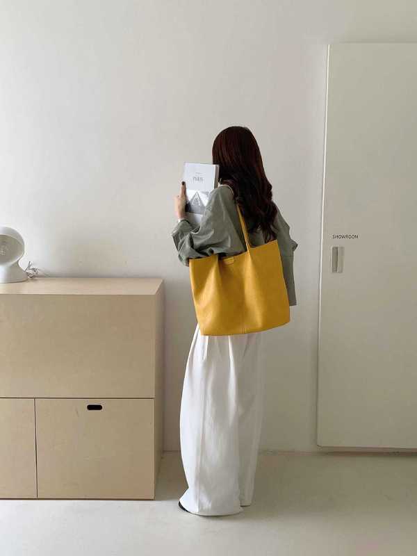 多果女包 软皮大容量单肩托特包女2025新秋冬气质高级通勤子母包|undefined
