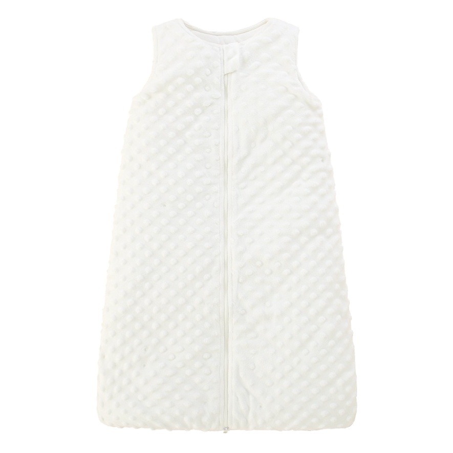 Bebé saco de dormir Otoño e Invierno chaleco acolchado swaddling cálido grueso gorro de terciopelo recién nacido manta bebé anti-kick edredón sin mangas