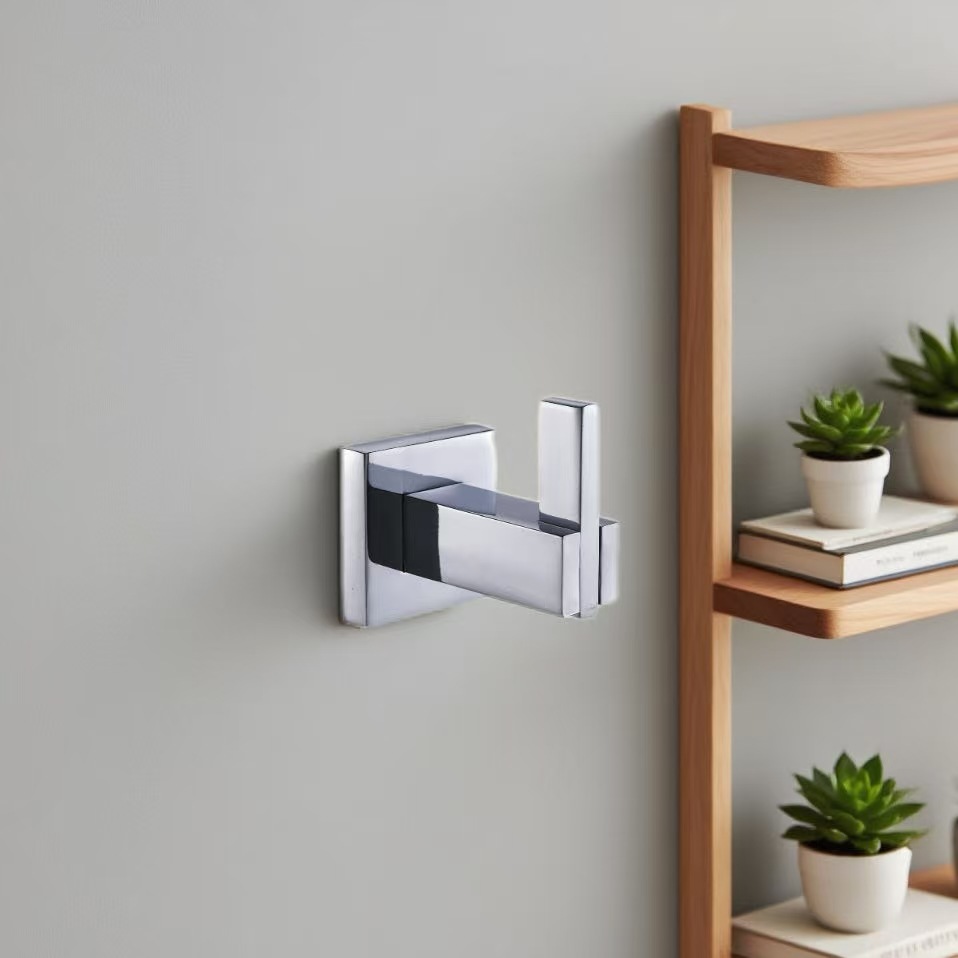 Fabricante directo de limpieza de seis piezas de colgantes de baño, estante de papel de aluminio, barra de toallas, estante de tazas