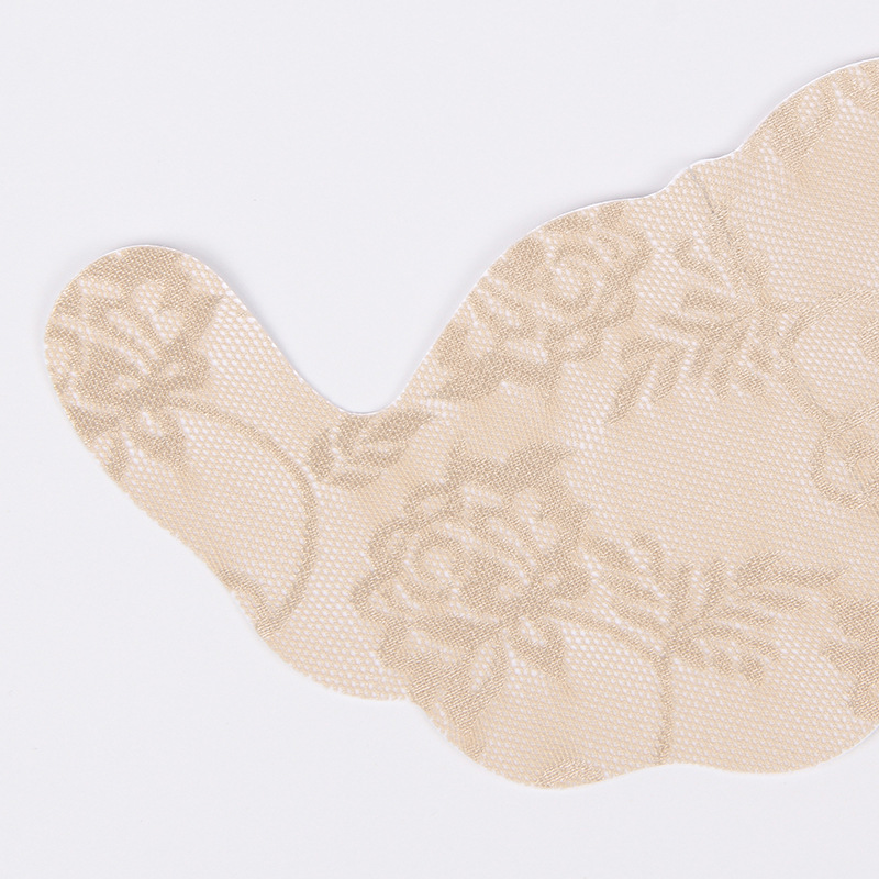 Paste de pecho transfronterizo al por mayor de encaje corno de buey elevación de pecho un solo uso adhesivo sin marca adhesivo