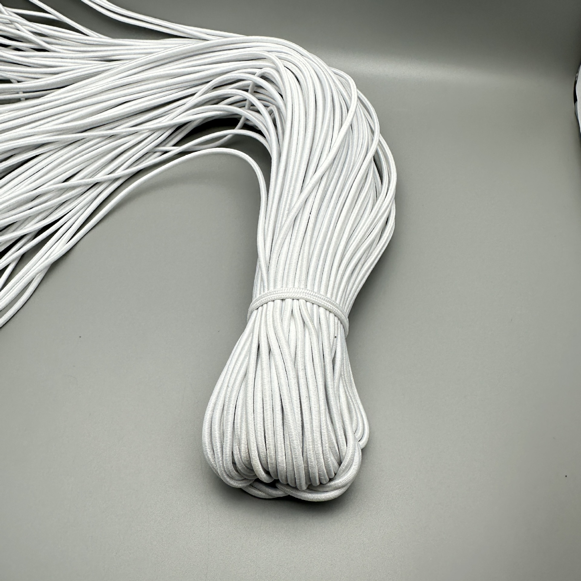 Color redondo elástico 2.5mm látex elástico cuerda de alta elasticidad cuerda de tendón de pluma cuerda elástica