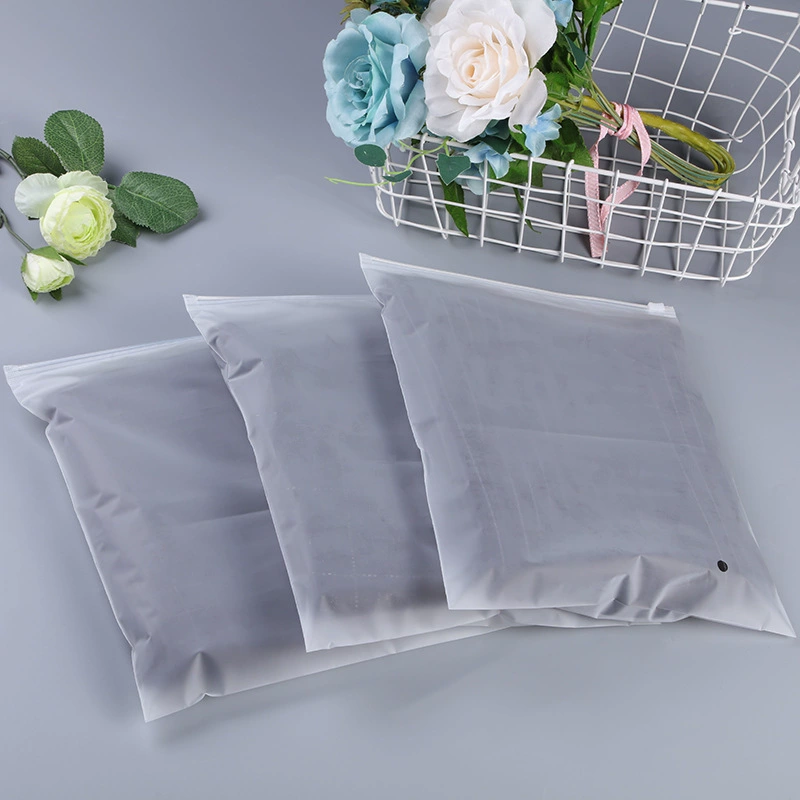 Изготовленная на заказ матовая упаковочная сумка из ЭВА, красивая задняя молния, одежда, нижнее белье, частная дышащая Самоуплотняющаяся упаковочная сумка с отверстиями