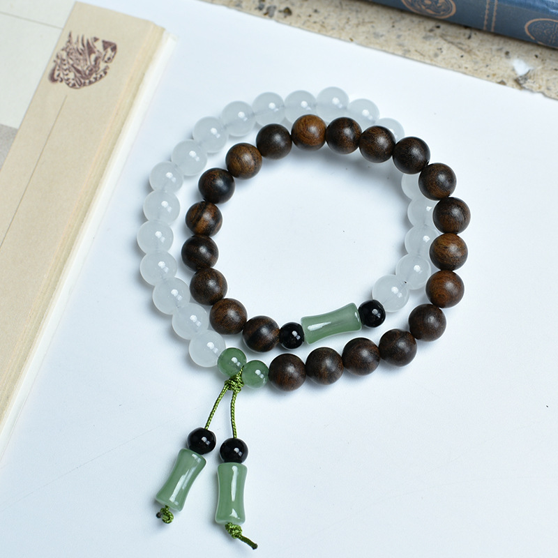 Shen Guibao 8mm 중간 산과 물 옥 대나무 섹션