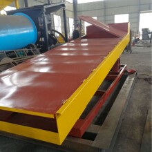 溜槽用于砂金矿选矿的重力选矿设备，能高效回收毛细金和薄皮金