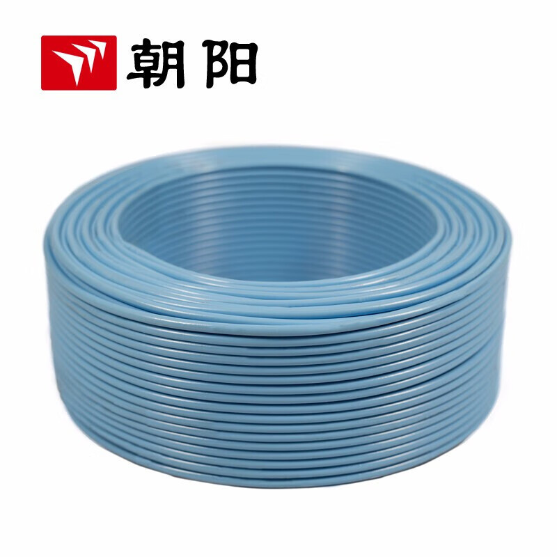 Chaoyang cable ZB-BV 4 cuadrados cable ignífugo estándar nacional cable de núcleo único cable de aire acondicionado de cobre 100 metros azul image 3