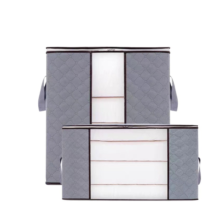 Bolsa de almacenamiento de edredón Tela no tejida Bolsa de embalaje móvil Almacenamiento de ropa Embalaje Edredón Bolsa de equipaje Caja de almacenamiento de edredón