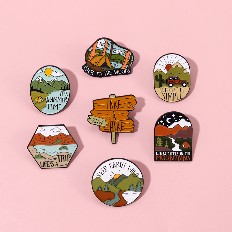 Alloy Material French Style Pin Geometric Alloy Plating Unisex Brooches