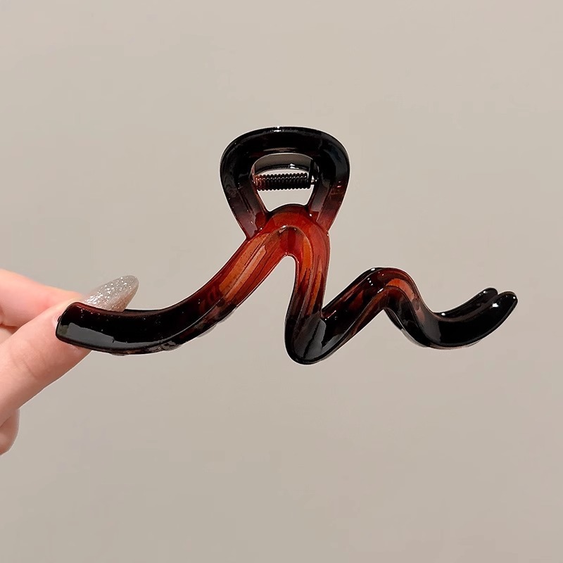 Clip de cabello de alta sensación de gran tamaño para mujeres más agarrar clip de cabello de tiburón en la parte posterior de la cabeza de los productos al por mayor