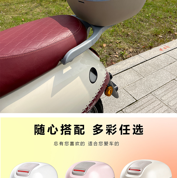 Aima Xiongbao QB30 electric vehicle trunk, Qingtian Luna W192w293 electric bike rear storage box accessories