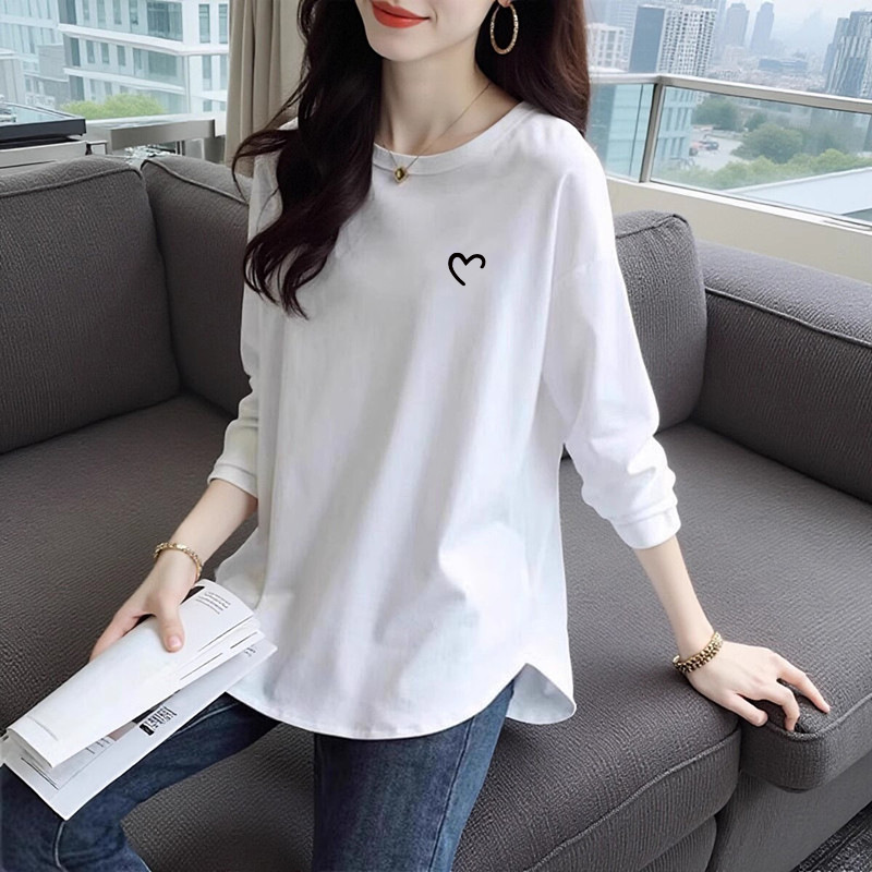 화이트 [노치 하트] 레귤러 스타일