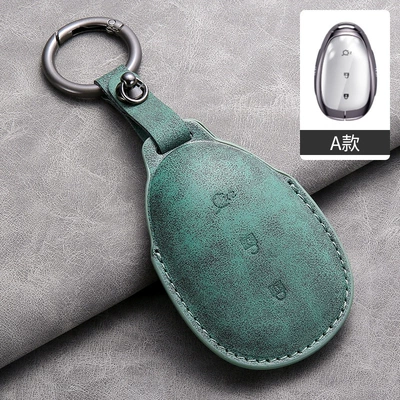 A06 Car Q05 Special Key – Car key bag - olive-green-matching-square-ring-type-a