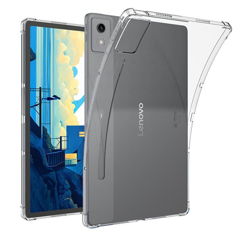 Suitable for Lenovo Tablet Xiaoxin Padpro12.7 Protective Cover 2025 Shushi Soft Light Version Air Bag Anti-Fall Transparent Shell
