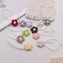 韩国ins可爱手工编织毛线包包小装饰毛绒玩具个性装饰配件