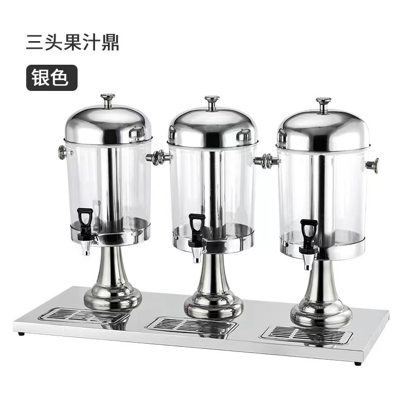 (おお) 業務用ビュッフェステンレス鋼増粘ジュース鼎シングルおよびダブルヘッド冷凍飲料機透明冷たいドリンクマシン|undefined