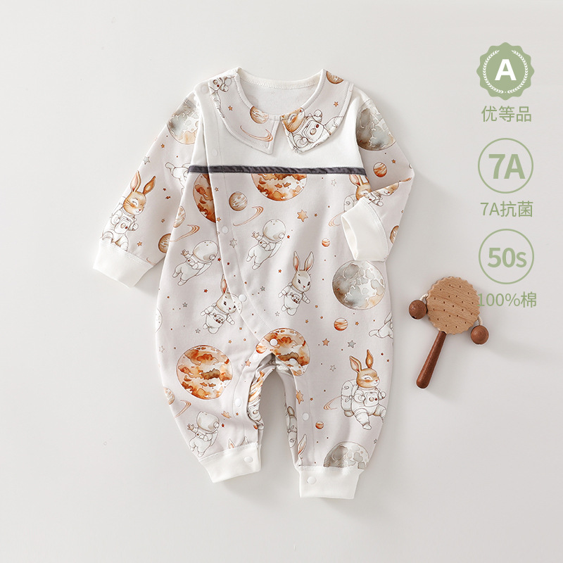 autumn cotton knitted children's thermal underwear for new born
