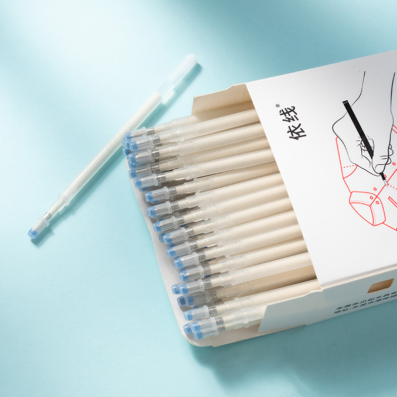 굵은 막대 황백색 100개 [가죽/천 공용] 고온 또는 물에 사라짐