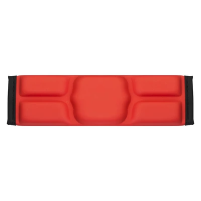 Memory Foam Soft Car Seat belt shoulder pad - without-logo-red-one