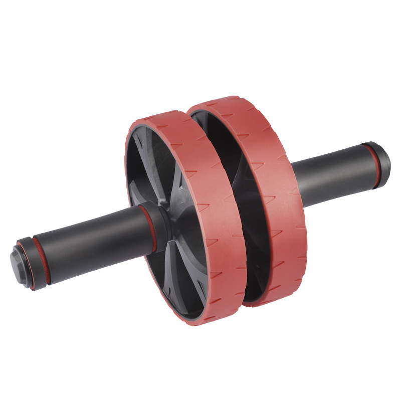 Rueda abdominal de doble rueda músculo abdominal rueda vientre colección principiante equipo femenino de fitness hogar rodillo de silencio rueda gigante Reducción del vientre