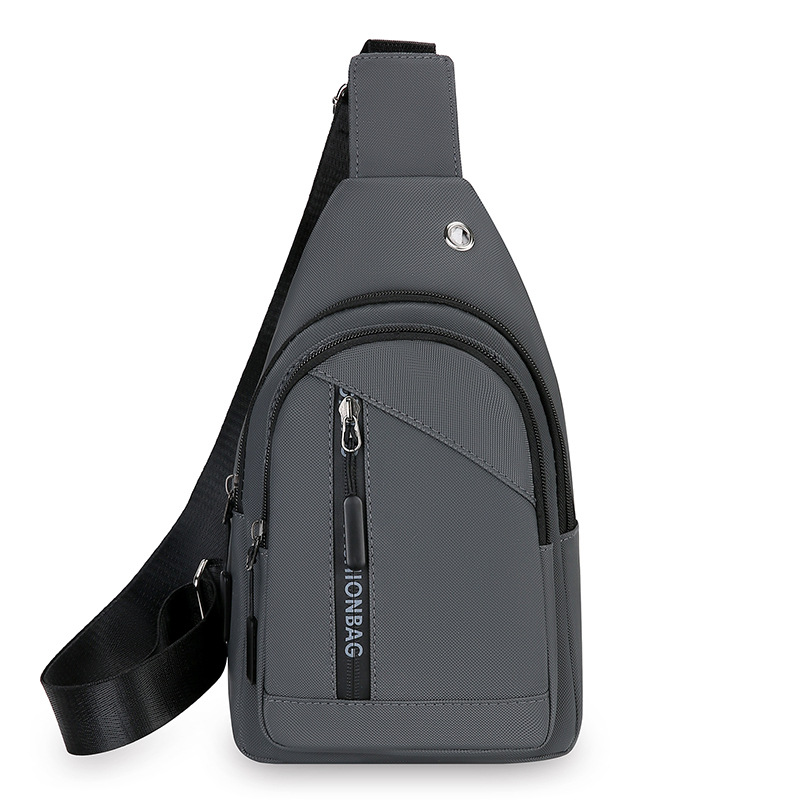 2024 nuevo bolso de ciclismo casual para hombre, bolso de pecho portátil de un solo hombro de viaje de negocios ligero multifuncional de moda