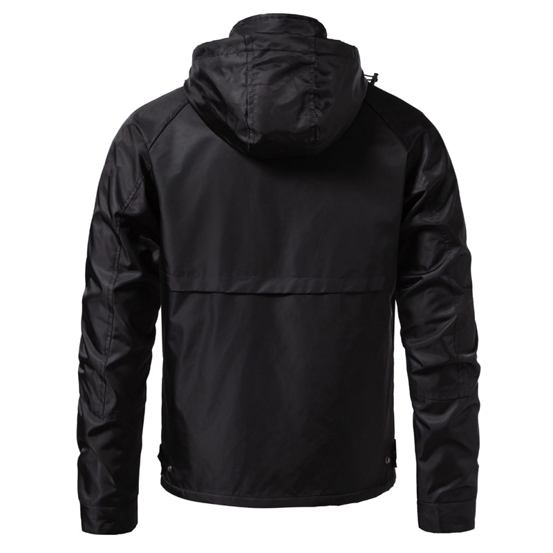 Tácticas al aire libre de color sólido vestir de asalto a prueba de viento primavera y otoño caminata ropa de montaña hombre moda impermeable abrigo de moda casual hombre