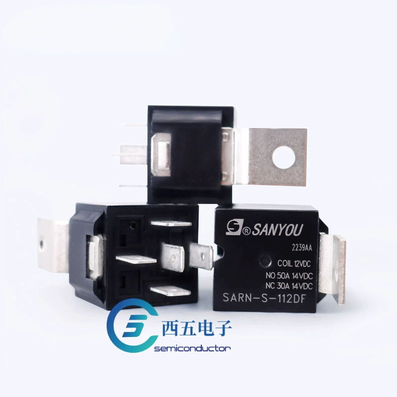 Автомобильное реле 50A в комплекте переходное с 5 контактами, SARN-S-S-124D/DF Sanyou Jian Electric