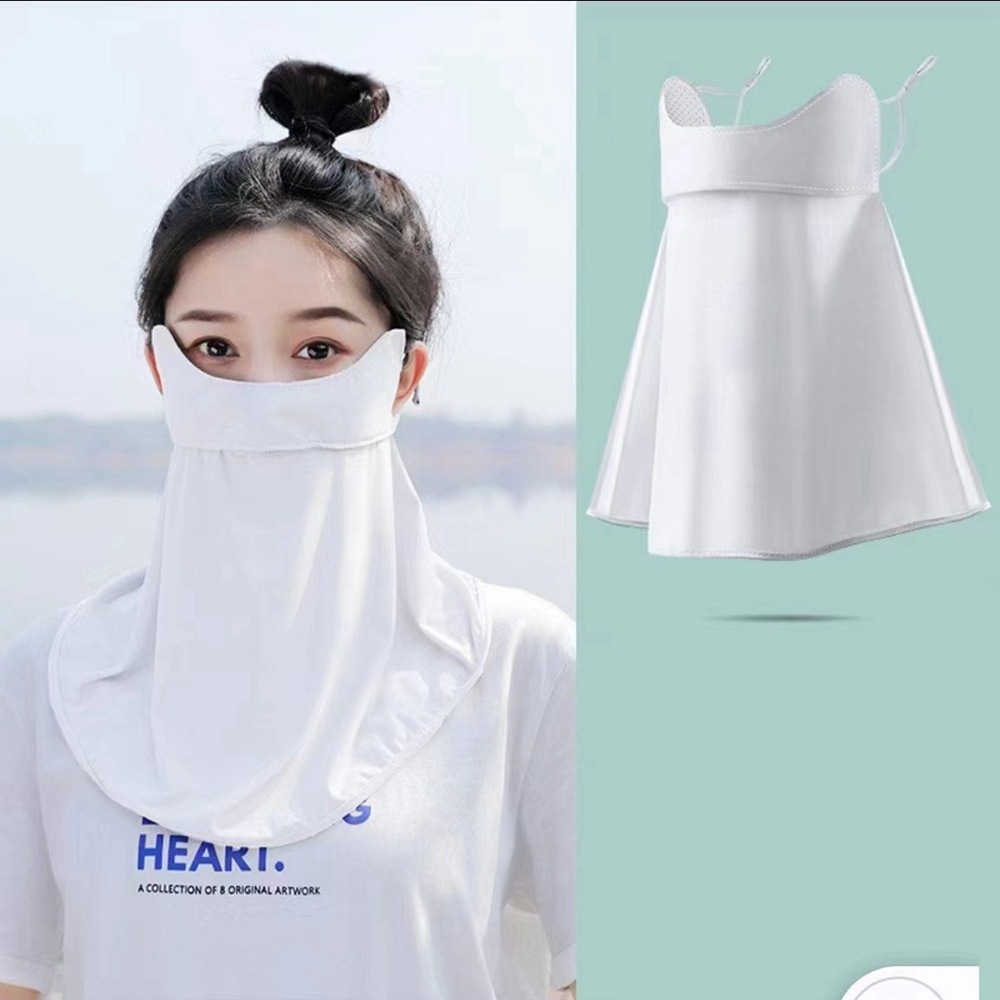 Summer New Sunshade Face Mask Eye Corner Protection for Men and Women Breathable 3D Ice Silk Face Mask Joya