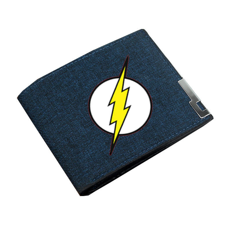 Anime Marvel héroe Marvel Comics estudiante monedero hombres y mujeres lienzo cartera corta