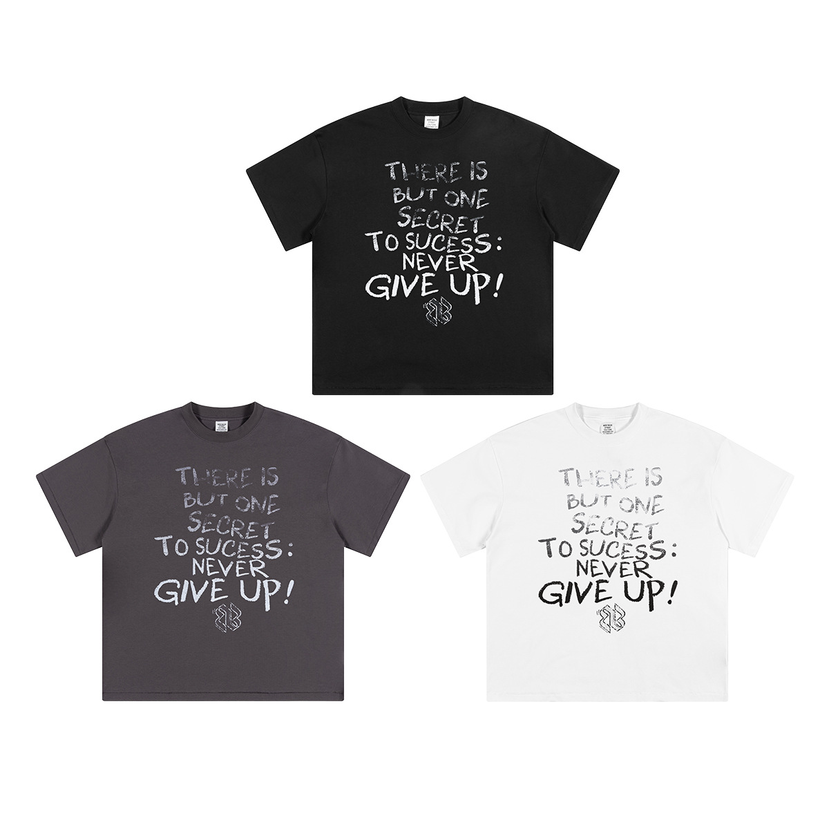 BE ropa de hombre | 2025 primavera y verano marca de moda europea y americana joven de alta calidad letra hip-hop degradada camiseta de manga corta verano masculino