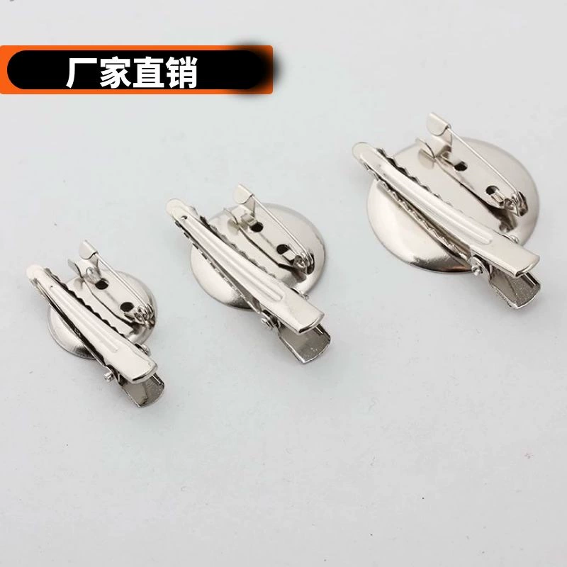 Диск булавка двойного назначения брошь с зажимом груди пластины [2cm-2.5cm-3cm] железа производителей прямых ювелирных изделий