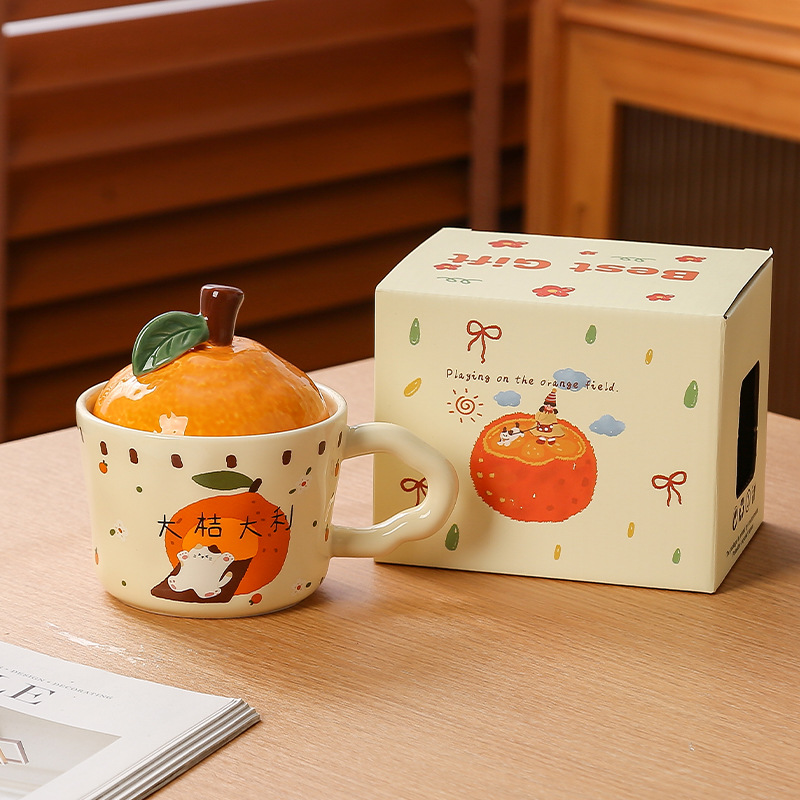 Tazas de alta calidad, tazas de cerámica bonitas, tazas de dibujos animados, souvenirs, regalos de inauguración, tazas prácticas para agua, venta al por mayor de fabricantes