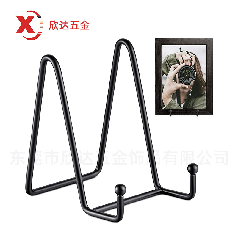 N-Shaped Iron Photo Frame Stand, Simple Mobile Phone Tablet Metal Stand, Ornament Decorative Plate Display Stand N-Shaped Iron Photo Frame Stand, Simple Mobile Phone Tablet Metal Stand, Ornament Decorative Plate Display Stand