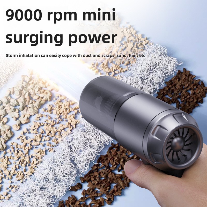 Car vacuum cleaner car wireless charging car large suction power dust blower household mini powerful portable_voghion.com
