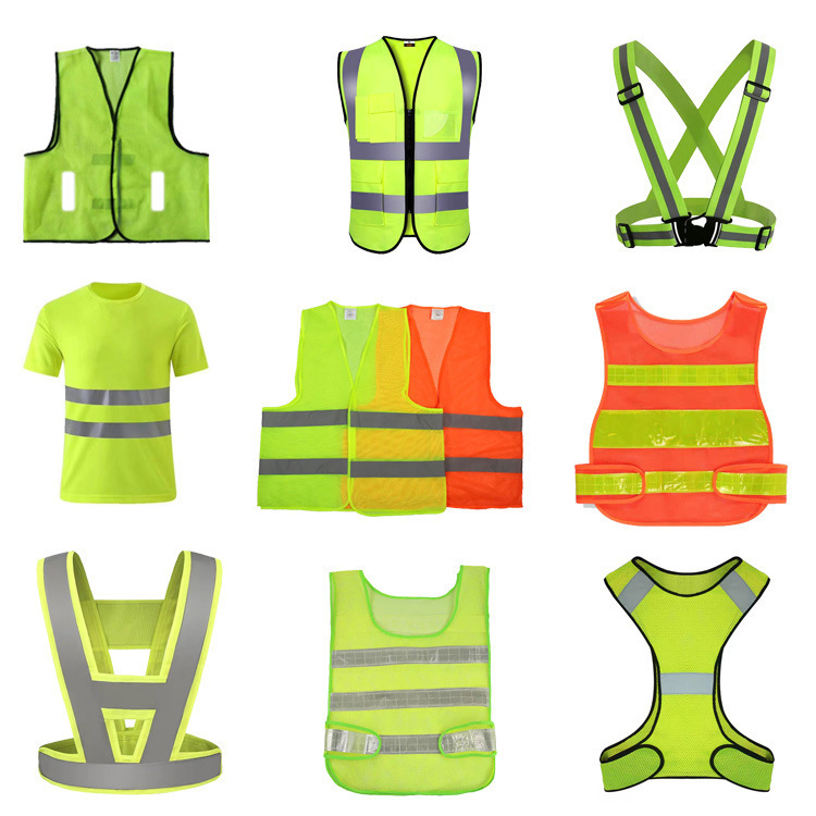 Reflective Vest Reflective Clothing Safety Warning Vest with Led for Running Protection