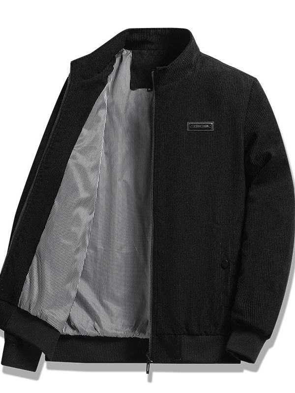 Chaqueta de hombre, abrigo de algodón caliente, cuello vertical, cordero de cordero grueso, herramientas de invierno y otoño, ropa de algodón a prueba de frío nueva