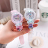 Soft children's electronic watch for elementary school students, waterproof cartoon doll for boys and girls for early age, quartz watches