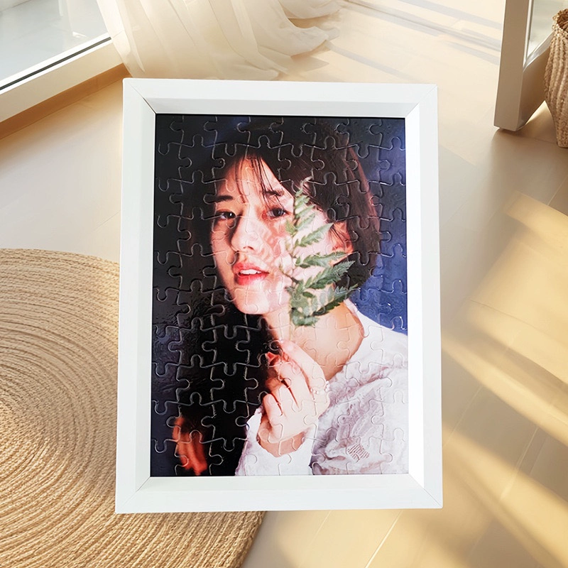 Прямоугольная прямоугольная головоломка фоторамка деревянная рамка головоломки минималистичная деревянная рамка фото стены фото рамка украшения