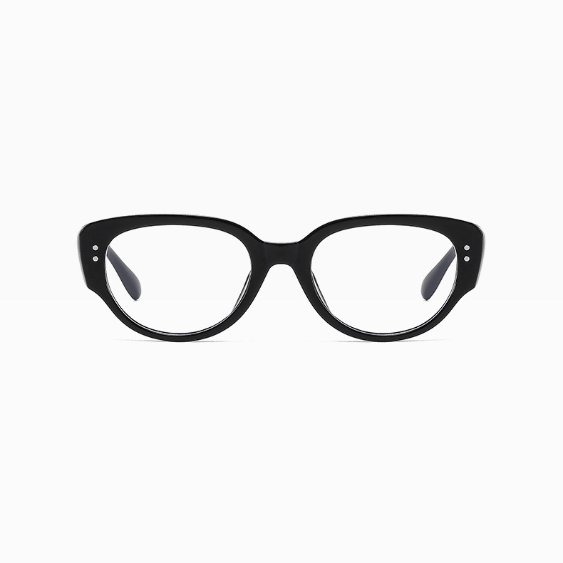 Women’s Cat Eye Sunglasses Black And White Retro Style Uv Protection_voghion.com