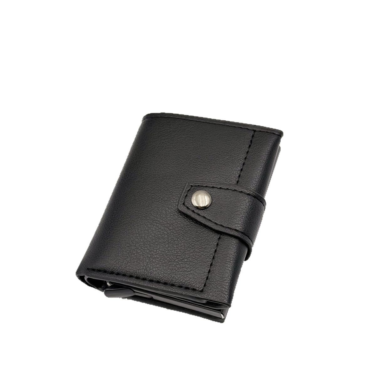 Cartera transfronteriza de nuevo estilo para hombres Cepillo anti-desmagnetización y antirrobo Estuche para tarjetas multifunción de gran capacidad Estuche para tarjetas de visita Venta caliente de Amazon