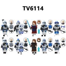 外贸货品TV6114科幻电影系列益智拼装积木人仔玩具OPP袋装