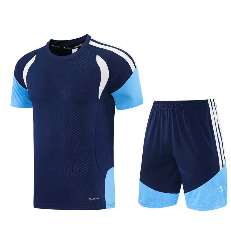 Traje de manga corta AD12 azul zafiro