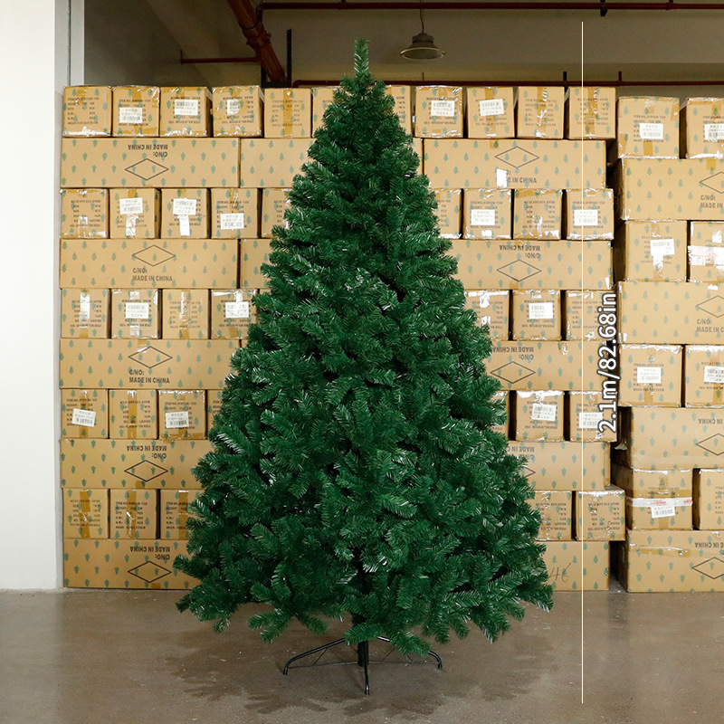 Shengyuan nuevo tamaño completo PVC gran árbol de Navidad decoraciones Navidad ambiente interior y exterior diseño de escena