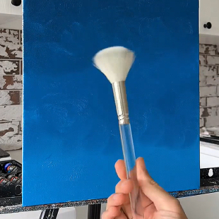 ♡ Acrylic Base Brush Soft Wool Blending Brush Watercolor Gouache Oil Painting Complementary Color Art Painting Tool