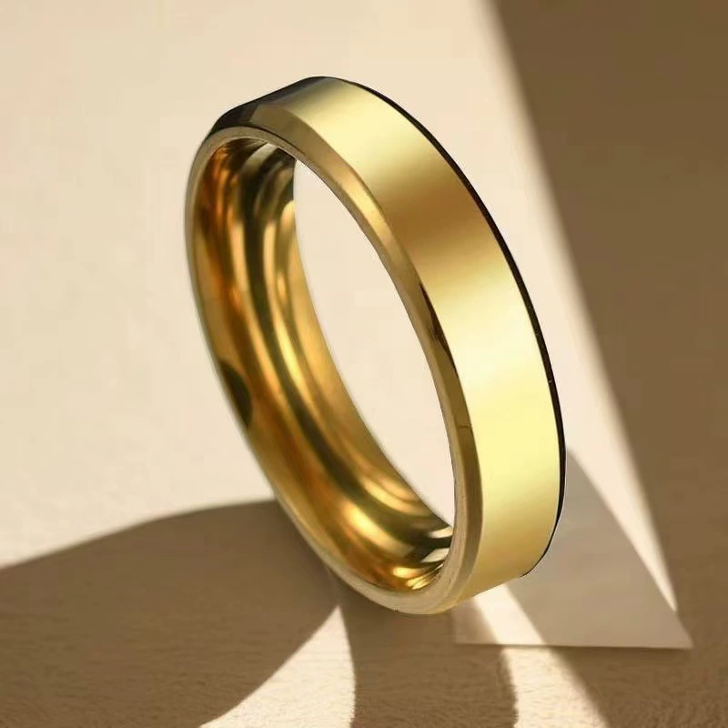 Ст Ring из нержавеющей стали, корейский стиль, множество отделок, размеры 5–13