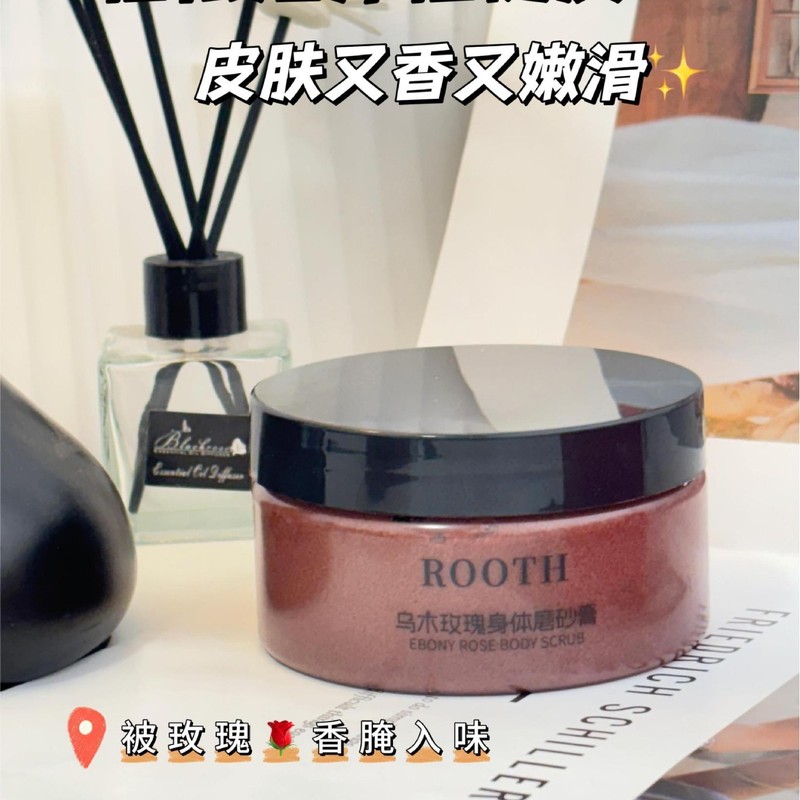 ROOTH ローズ SPA グレード ボディ スクラブ シャワー ジェル 全身柔らかく角質除去 鶏の皮 ディープ クレンジング ボディ フレグランス|undefined