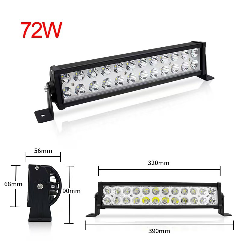 Directly supplied by the manufacturer, popular e-commerce product: dual-row LED car light 240W long strip light, off-road vehicle light, roof light, inspection light