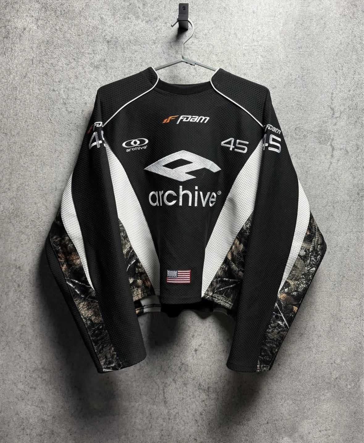 Popular Hot-selling American Retro Functional Wind Street Racing Suit Hip-hop Men's Sweater Casual Loose High Street Locomotive Top_viptrois.com
