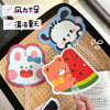 Genuine cartoon summer cute small handheld plastic handle