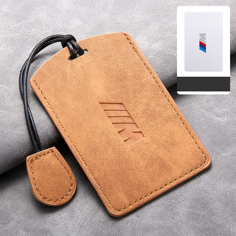 YB-BMW [카드홀더]-브라운+끈