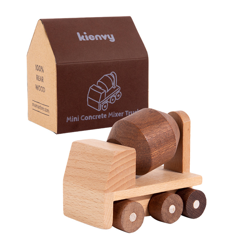 Ingeniería de rompecabezas de madera tridimensional transfronteriza carro avión para construir bloques de madera sólida para niños y niñas juguetes de puzzle regalo image 6